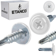 GM-B monteringsstik 4,2x16mm RAL 9010