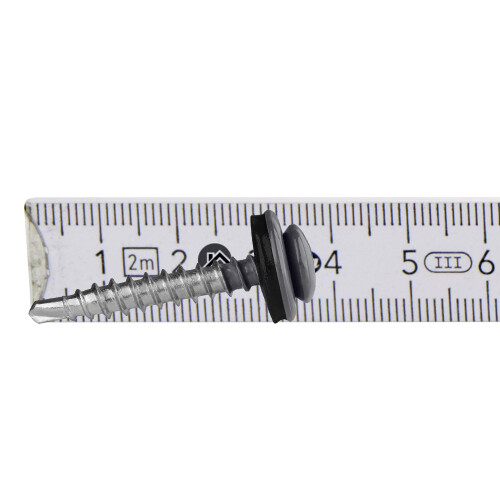 Bauernschrauben GTFP Panhead 4,8x35mm RAL 7024 1