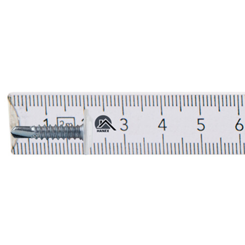 GM-B monteringsstik 4,2x19mm RAL 9010 1