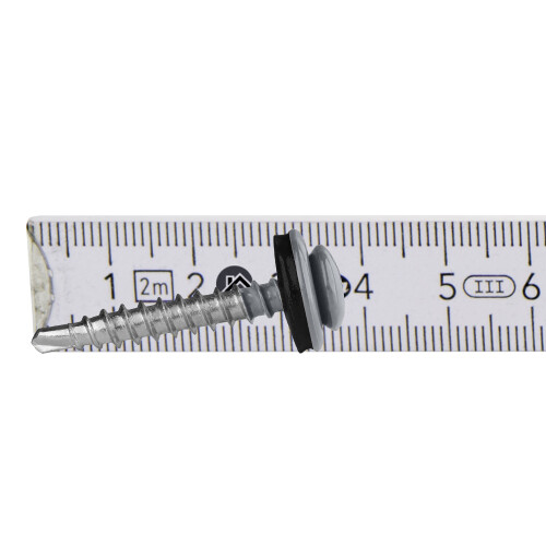 Bauernschrauben GTFP Panhead 4,8x35mm RAL 9006 1