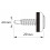 Bauernschrauben GTF02P Panhead 4,8x20mm RAL 8017 3