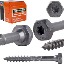 Ruuvit puusepän liitoksiin SSH 10,0x80mm