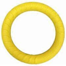 Dog Fitness Ring, Dog Bite Ring, Dog Agility Exercise Equipment, Interactive Tug of War Training Ring for Small and Dogs (Yellow)