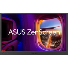 ASUS ZenScreen MB169CK Portable USB Monitor- 16 inch (15.6 inch viewable), Full HD, IPS, dual USB Type-C, mini-HDMI, Flicker Free, Blue Light Filter