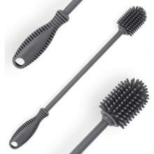 Silicone Bottle Cleaning Brush with Long Handle 31cm/12.5" for Baby Bottles Hydro Flask Glassware Perfect Smaller 1PC