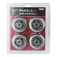 PU 70x24 82A TRASPARENTE (4 pz.) + ABEC-7 (8 pz.) SET NILS EXTREME