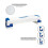 AS005 STEP AEROBICO BIANCO/BLU HMS 10