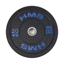 Pare-chocs pour disque olympique rouge HTBR HMS, pare-chocs pour disque olympique bleu HTBR20 20 kg HMS