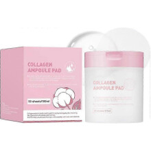 (Collagen Ampoule Pad) Collagen Toner Pad, Round Cotton Facial Toner Pads, Moisturising Brightening Toner Pads, Skin Firming & Restore Elasticity