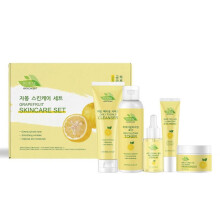 hanchobit Yuzu Skin Care Gift Set Daily Facial Care Moisturizing Cream Skin Care Set Box