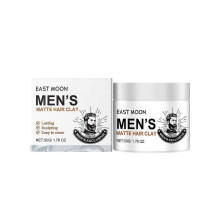 (Fluffy Hair Wax 50G) East Moon Fluffy Styling Series Refreshing Natural & Fluffy Hairstyle Not Collapse Styling Hair Care