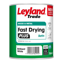 Leyland Trade - Fast Drying Plus Satin - 750ml BW
