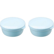 2 Pcs Portable Circular Seal Travel Soap Boxes - Watertight Plastic Soap Holders with Lids for Secure Handmade Soap Storage