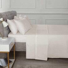 (Super King, Beige) Percale 10" Fitted Sheet 25cm Soft Durable Bedding Polycotton 180TC