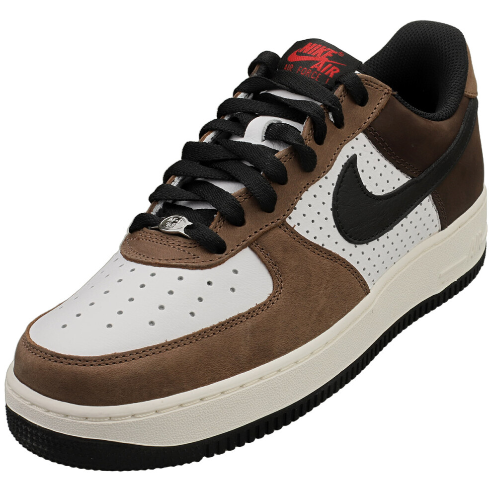 Nike Air Force 1 Low Retro Mens Fashion Trainers in White Black - 10 UK