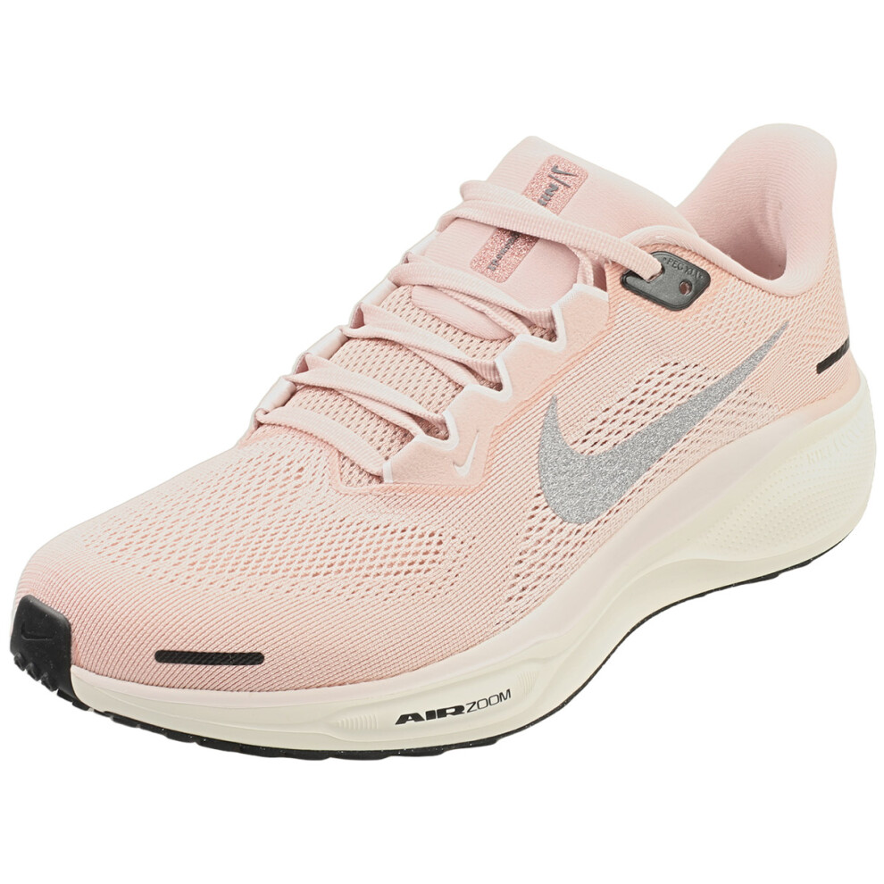 (5) Nike Air Zoom Pegasus 41 Womens Fashion Trainers in Pink Anthracite