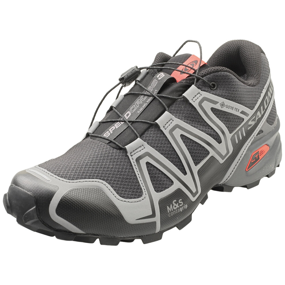 (8) Salomon Speedcross 3 Gore-tex Mens Fashion Trainers in Black Grey