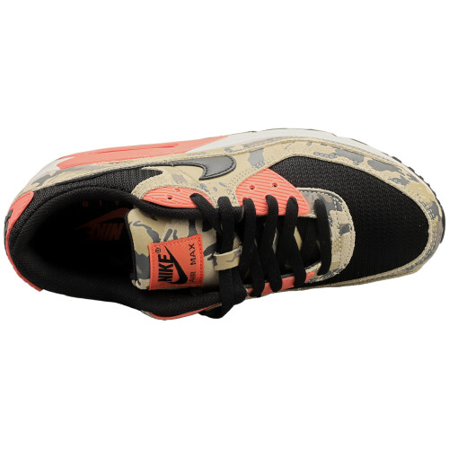 Nike (41) Nike AIR MAX 90 PRM Herren Sneaker Khaki Schwarz 2