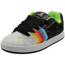 (9) DC Shoes Ken Block 43i Court Graffik Mens Skate Trainers in Black White Multicolor