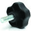 M10x25 Thermoplastic lobe knob (Zinc thread) 1