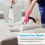 Ferramenta extratora com vareta manual e cabeça para limpeza de estofados e carpetes 7