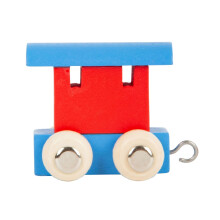 Small Foot Red And Blue Wooden Train Rear Wagon