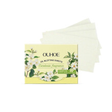 OUHOE Fragrant Gardenia Oil-absorbing Paper Facial Cleansing Keeps Face Refreshing Comfortable Daily Portable Oil-absorbing Paper