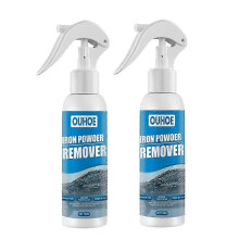 (2pcs) Car Rust Removal Spray, Iron Powder Remover, Automobile Rust Removal Spray Metal Paint Cleaner Spray Dissolve Rust On Metal