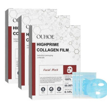 9pcs OUHOE Hydrolyzed Collagen Protein Film Gel Facial Mask Paper Anti Wrinkle Moisturizing Soluble Face Filler Firming Skin Care