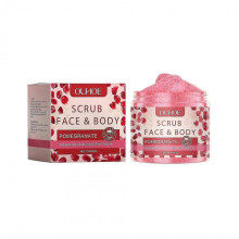 Ouhoe Pomegranate Scrub Gel Gentle Cleansing Moisturizing Whole Body Skin Smooth Care Facial Scrub