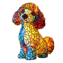 Lamp Teddy Lamp Dog Series Art Night Light Cute Pet Dogs Themed LED Table Lamps with Warm Ambient Glows Funs Gift for Dog Lovers