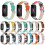 (Gray) For Fitbit Inspire 3 Slim Genuine Leather Wristband Band Replacement Strap 7
