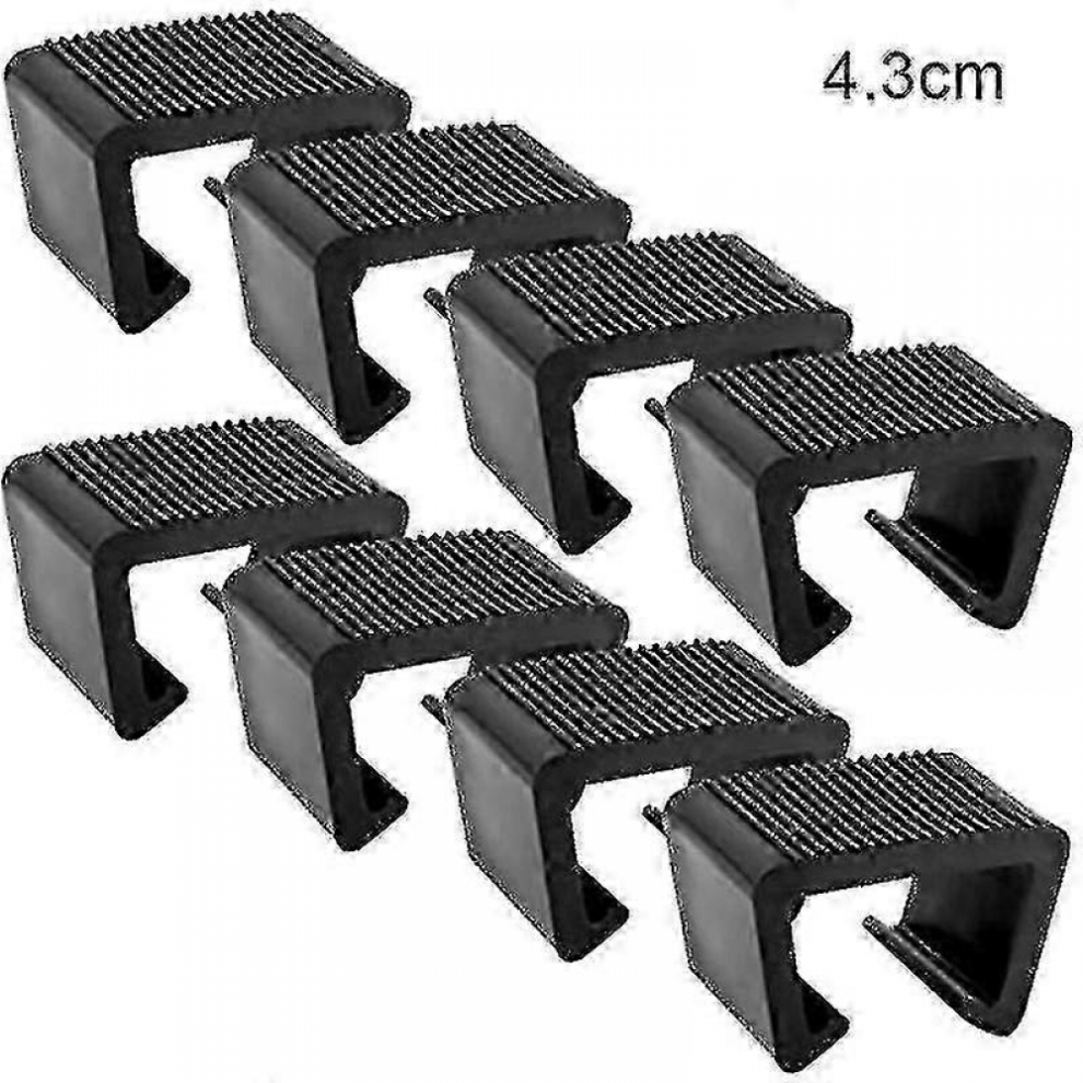 (Emplacement pour carte 4,3 cm, lot de 10) Connecteur à clip en rotin durable pour canapé et chaises en osier d'extérieur