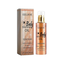 Eelhoe Body Golden Brown Glitter Oil Face Repair Full Body Party Beach Glitter Oil