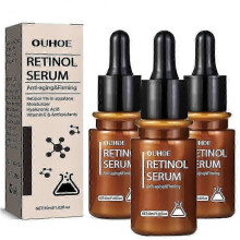 OUHOE Retinol Skin Beauty Essence, Hydrating, Rejuvenating, Repairing Dry Lines and Fine Lines around the Eyes, Anti-dullness, Anti-Wrinkle Essence, A