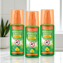3x Mosquito, Insect Repellent Spray 4 Hour Protection Skin Barrier