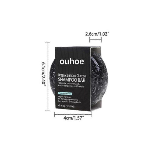 Ouhoe Bamboo Charcoal Shampoo Soap 60g Tw 2