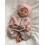 33 Cm Lavable Coco Solid Silicone Solid Bebe Reborn Girl Touch Soft Touch Feeling Melva Dipinto A Mano LIGHELIO Bampa 3