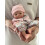 33 Cm Lavable Coco Solid Silicone Solid Bebe Reborn Girl Touch Soft Touch Feeling Melva Dipinto A Mano LIGHELIO Bampa 2