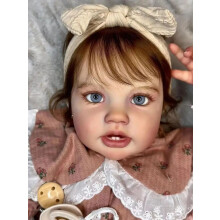 Vendite di autorizzazione 24 pollici ENORME BABY BABY REBORN REBORN LOTTIE KIT BOLL PARTI DELLA BAMBINA INCREDITA COMPLETA CORPO E SCHEDE ECCHI