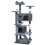 (Default) Large Cat Tree Activity Centre Multilevel Scratching Post 138cm Climbing Tower 1