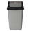 (Brown) 50L Plastic Recycling Bins with Swing Lids Smooth 3