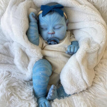 Rebirth Rebirth Doll Fabriqué À La Main 3D Skin Visible Vein Art Collection N Doll Toys Dol Doll Cadeaux Children Playmates Vivid
