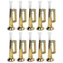 Lot de 10 mini trompettes pour enfants