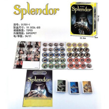 Splendor Brilliant Gems Game Basic Edition Casual Party Board Card Game null Ei mitään