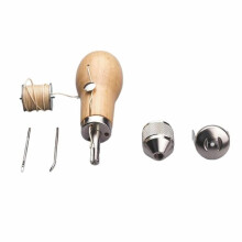Outil de couture professionnel pour cuir, outils de couture, aiguilles, fil ciré, réparation de cuir à faire soi-même