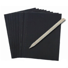 Scratch Paper, 10 kpl Rainbow Magic Scratch Art -tarvikkeet