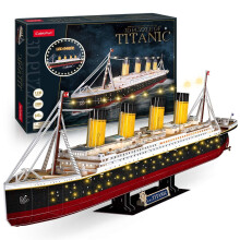 3D-pulma aikuisille Titanic-malli LEDillä