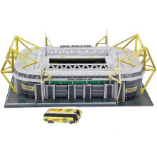 3D Jigsaw Puzzle Stadium Park Stadium Mallipalapeli Jalkapallofanien kodin sisustus (38,5 x 30 x 13,5