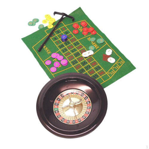 Roleta de 10 polegadas com 100 fichas e jogo de mesa para jogos noturnos de bar e KTV